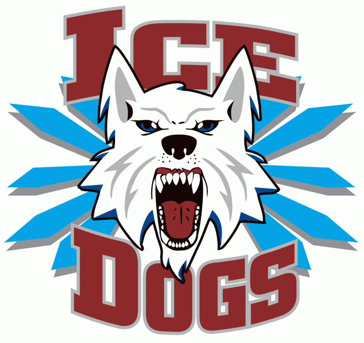 fairbanks ice dogs 2003 04-pres primary logo iron on heat transfer